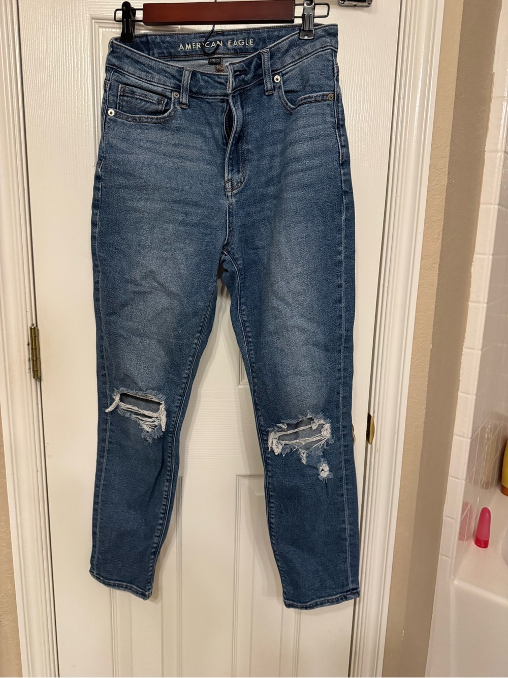 American Eagle Outfitters Distressed High-Rise Women’s Jeans